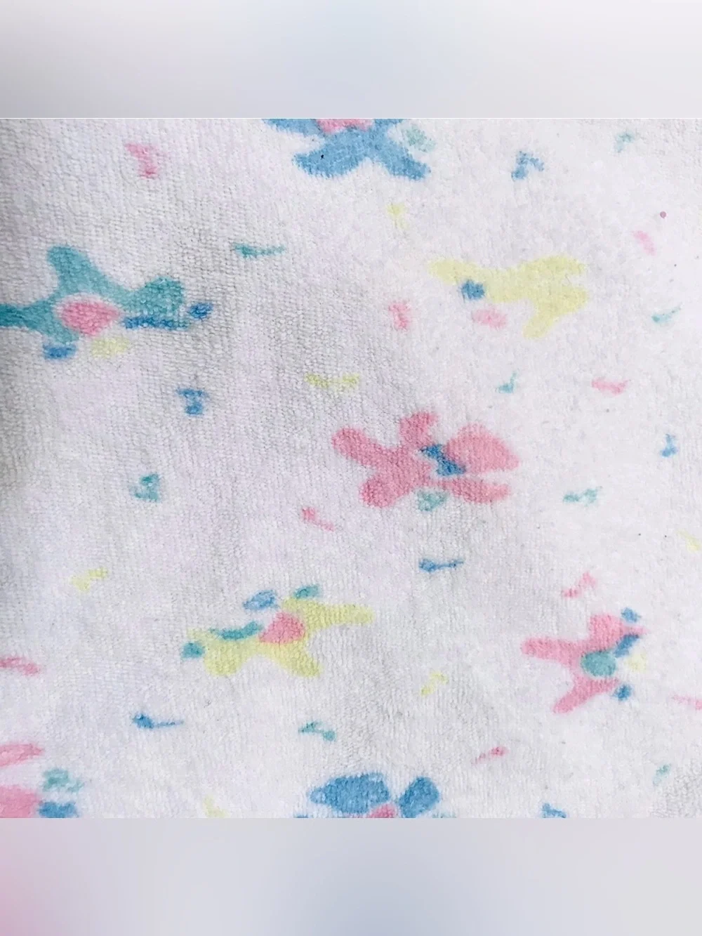 Kay Bee Vintage 87 Hooded Terry Baby Toddler Soft Combed Cotton Bath Towel 30X40